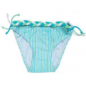 Maillot de bain pistache tresse fille