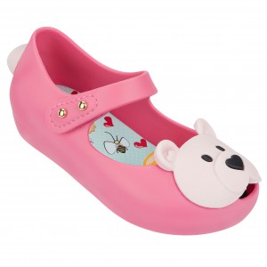 Ballerines filles rose ours mini melissa
